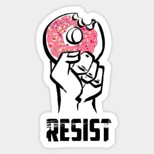 Resist! Donuts! Sticker